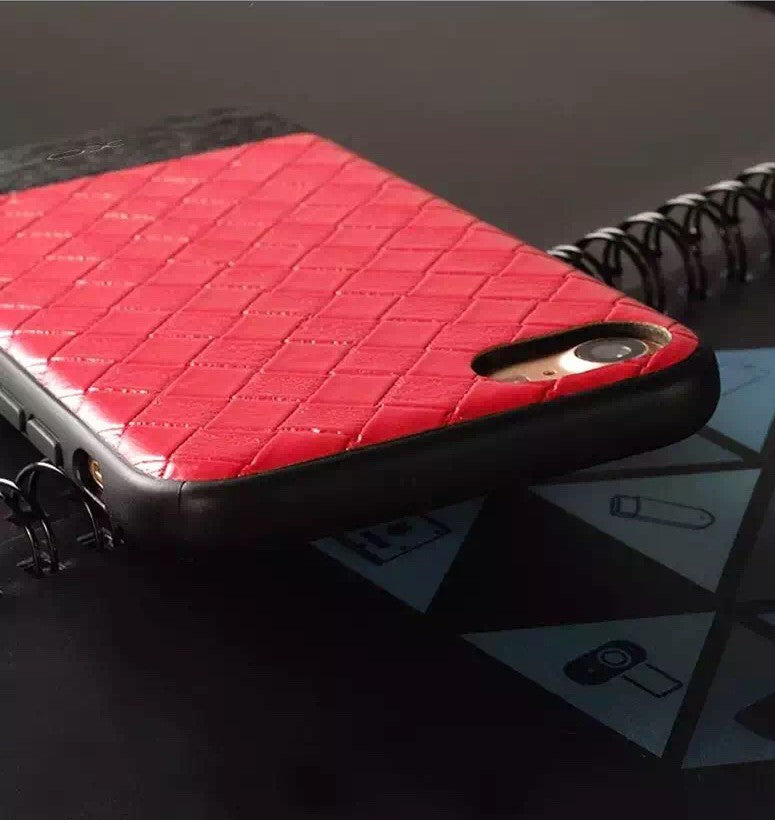 Leder Hülle Case für Apple iPhone 7 Rot