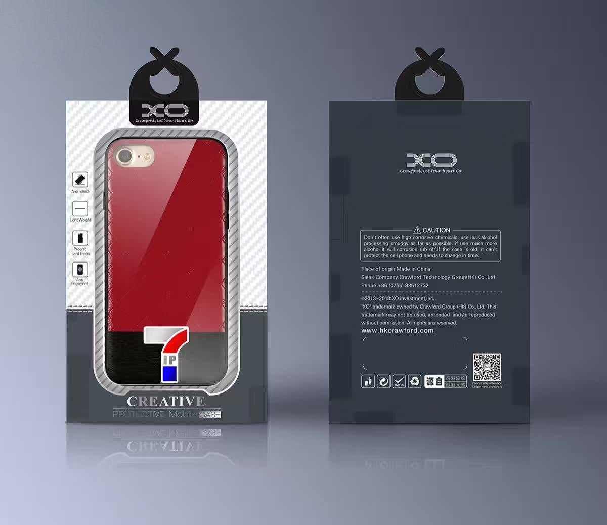Leder Hülle Case für Apple iPhone 7 Rot
