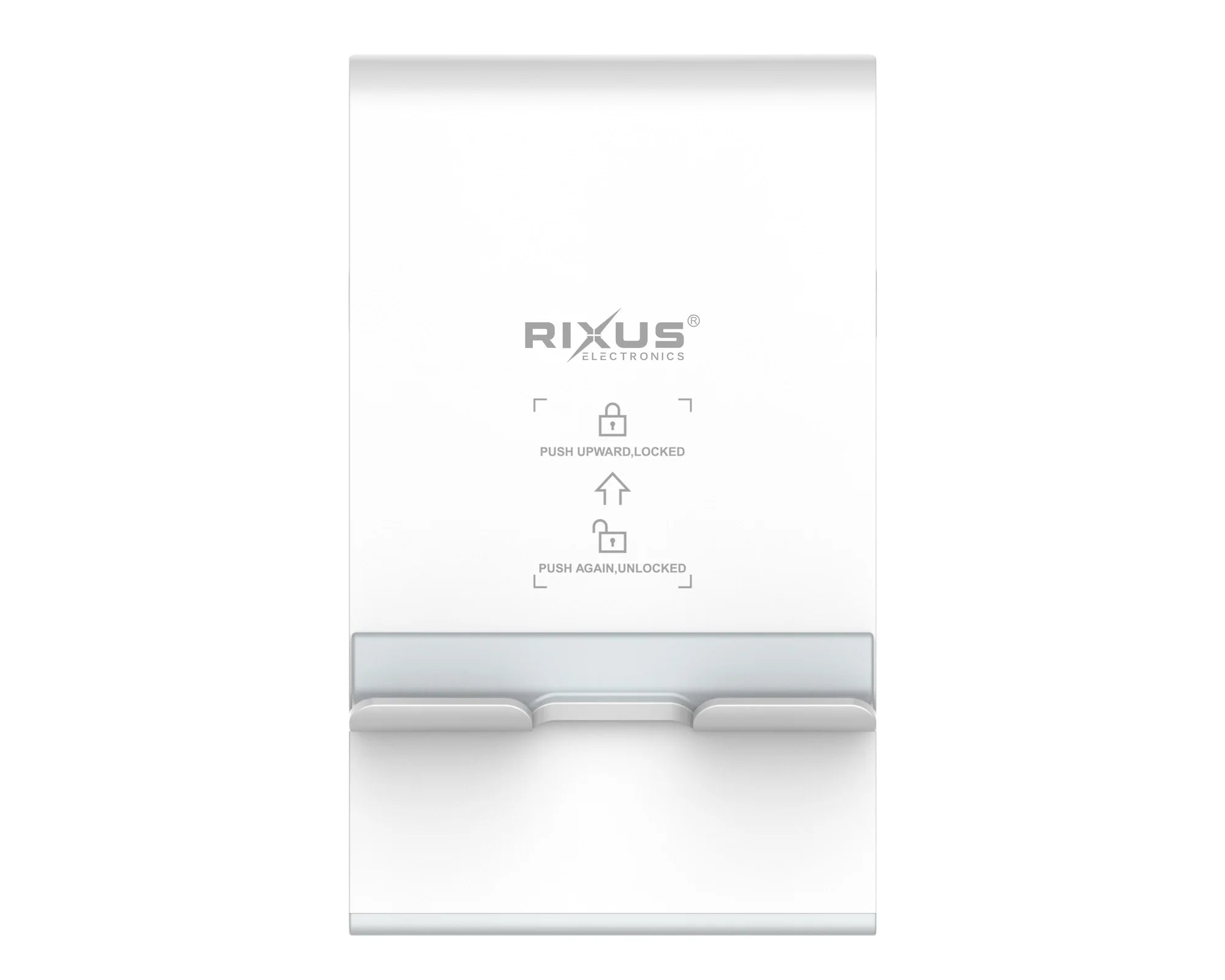 Rixus  Faltbarer Multi-Winkel Handyhalter für den Schreibtisch – Weiss - Phonebazaar