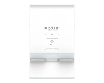 Rixus  Faltbarer Multi-Winkel Handyhalter für den Schreibtisch – Weiss - Phonebazaar