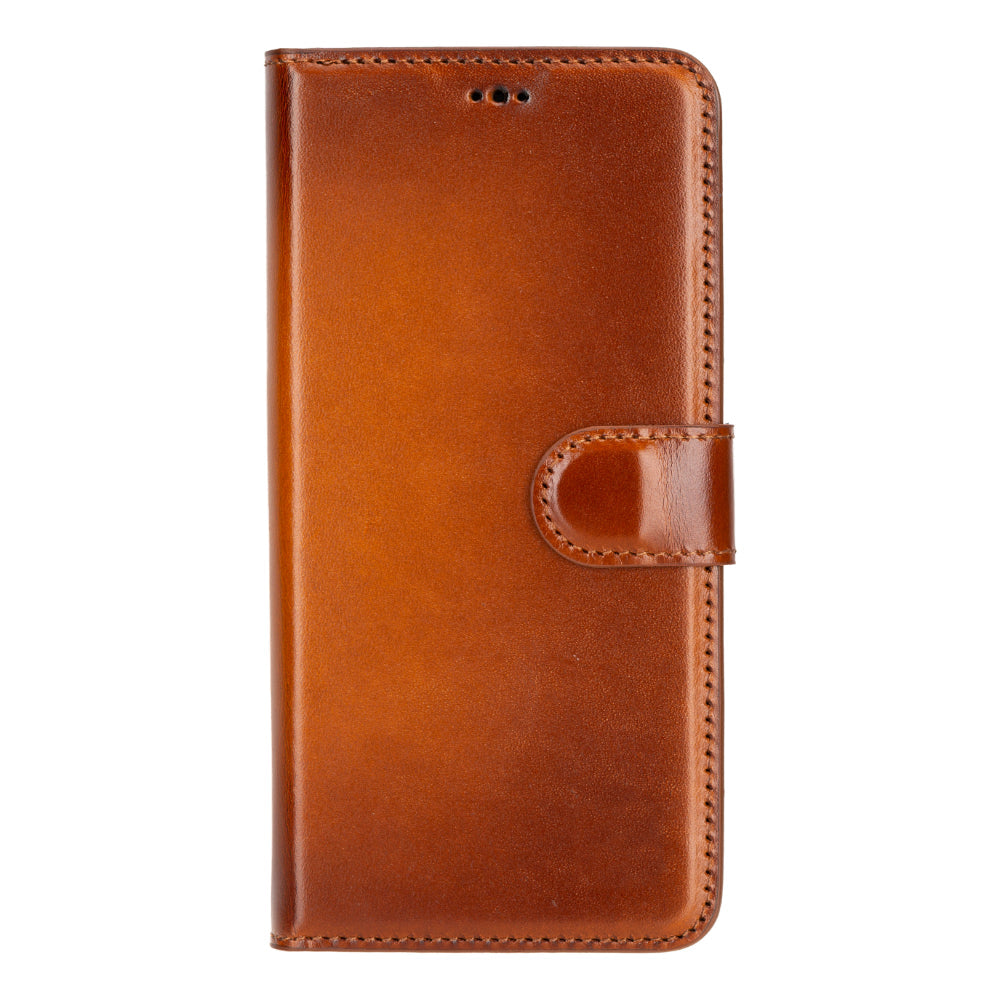 Echtleder-Wallet-Hülle (Samsung Galaxy S25 Plus) - Phonebazaar