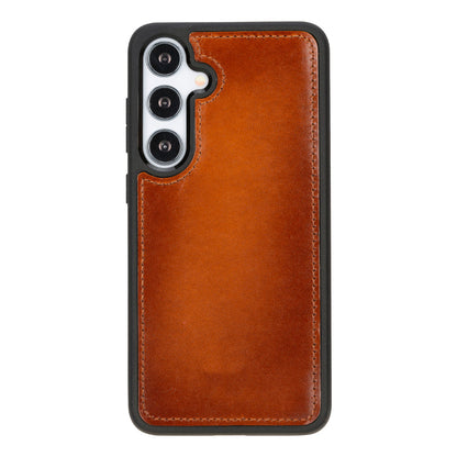 Echtleder-Wallet-Hülle (Samsung Galaxy S25 Plus) - Phonebazaar