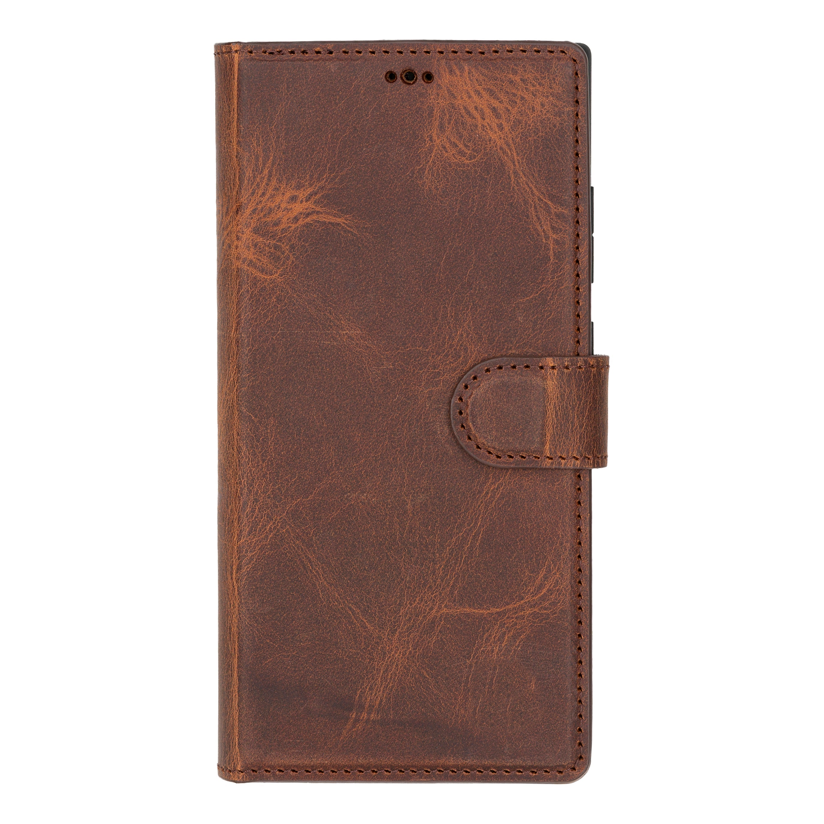 Echtleder-Wallet-Hülle (Samsung Galaxy S25 Ultra) - Phonebazaar