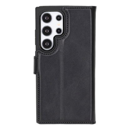 Echtleder-Wallet-Hülle (Samsung Galaxy S25 Ultra) - Phonebazaar