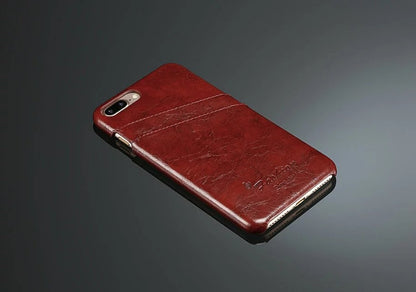 Retro Leder Hüllen Tasche iPhone 7 Plus