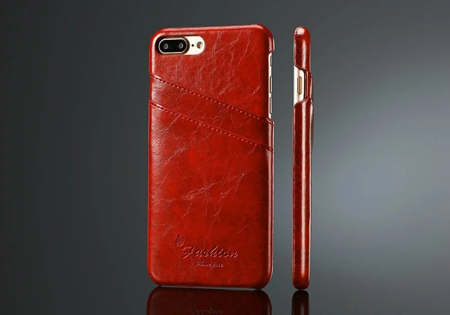 Retro Leder Hüllen Tasche iPhone 7 Plus