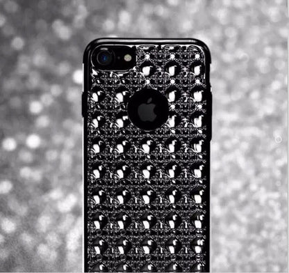 Edle Totu 3D Hülle iPhone 7 Schwarz
