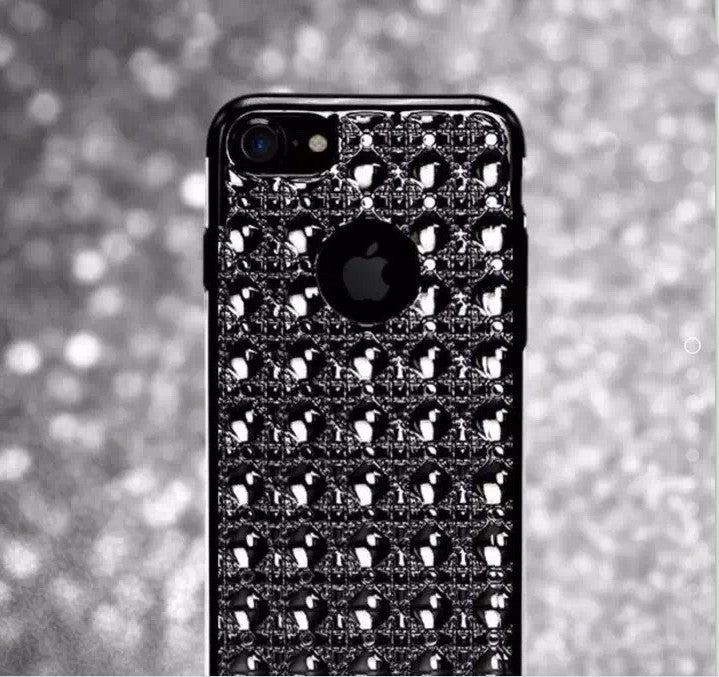 Edle Totu 3D Hülle iPhone 7 Schwarz