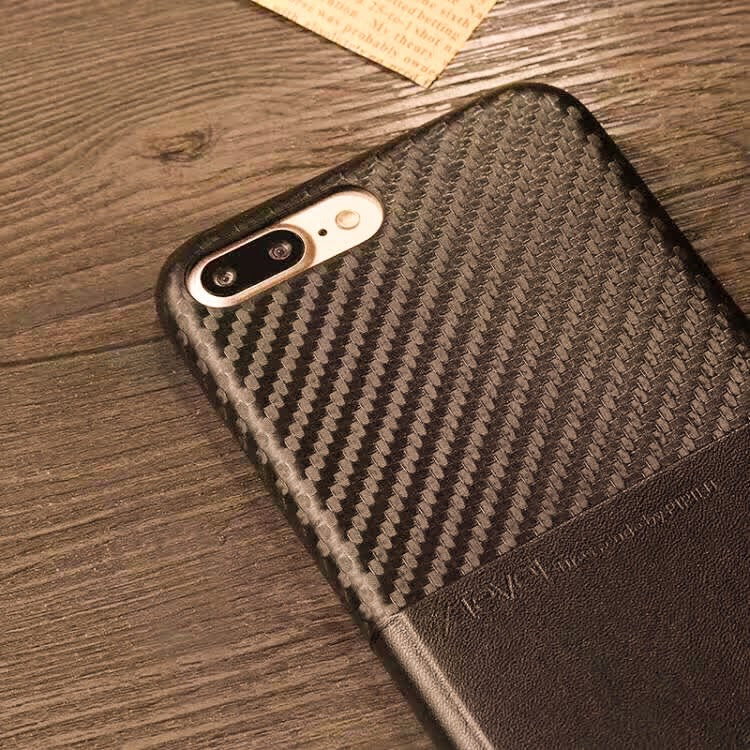 Edle Leder Hülle Tasche iPhone 7 Plus Braun