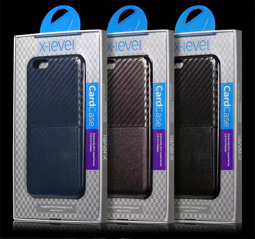 Edle Leder Hülle Tasche iPhone 7 Braun