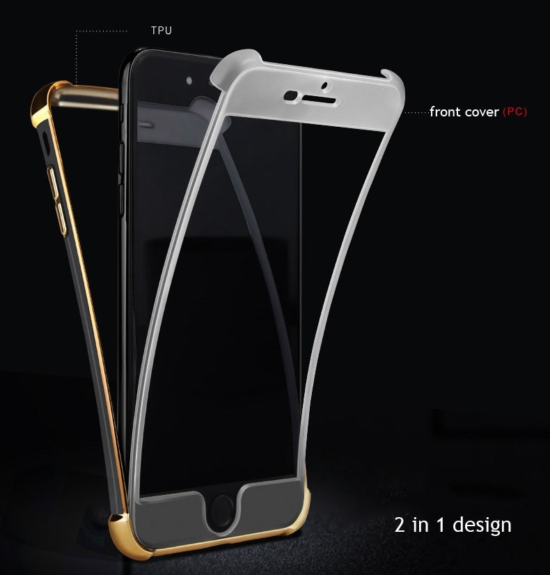 Exklusive Schutz Hülle iPhone 7 Gold