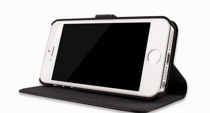 Bling Princess Book Hülle iPhone 7 Schwarz