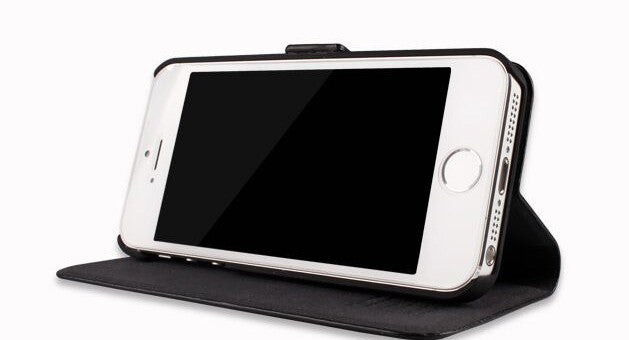 Bling Princess Book Hülle iPhone 7 Schwarz