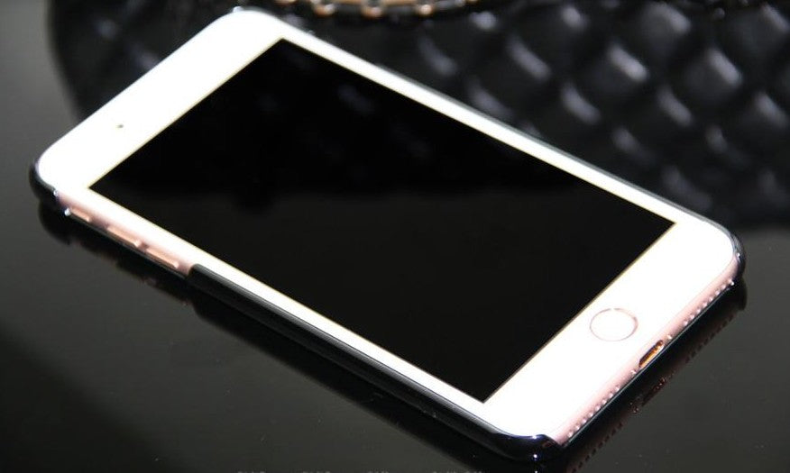 Edle Bling Hülle für iPhone 7 Schwarz
