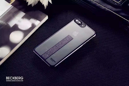 Edle Bling Hülle für iPhone 7 Schwarz