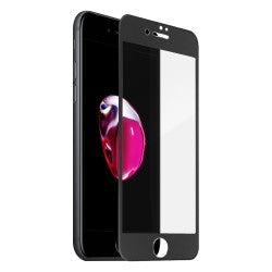 4D FULL 9H Panzerglas TEMPERED Folie iPhone 7 Plus Schwarz