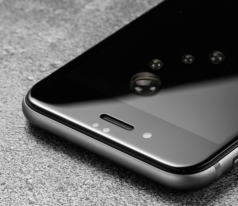 4D FULL 9H Panzerglas TEMPERED Folie iPhone 7 Plus weiss