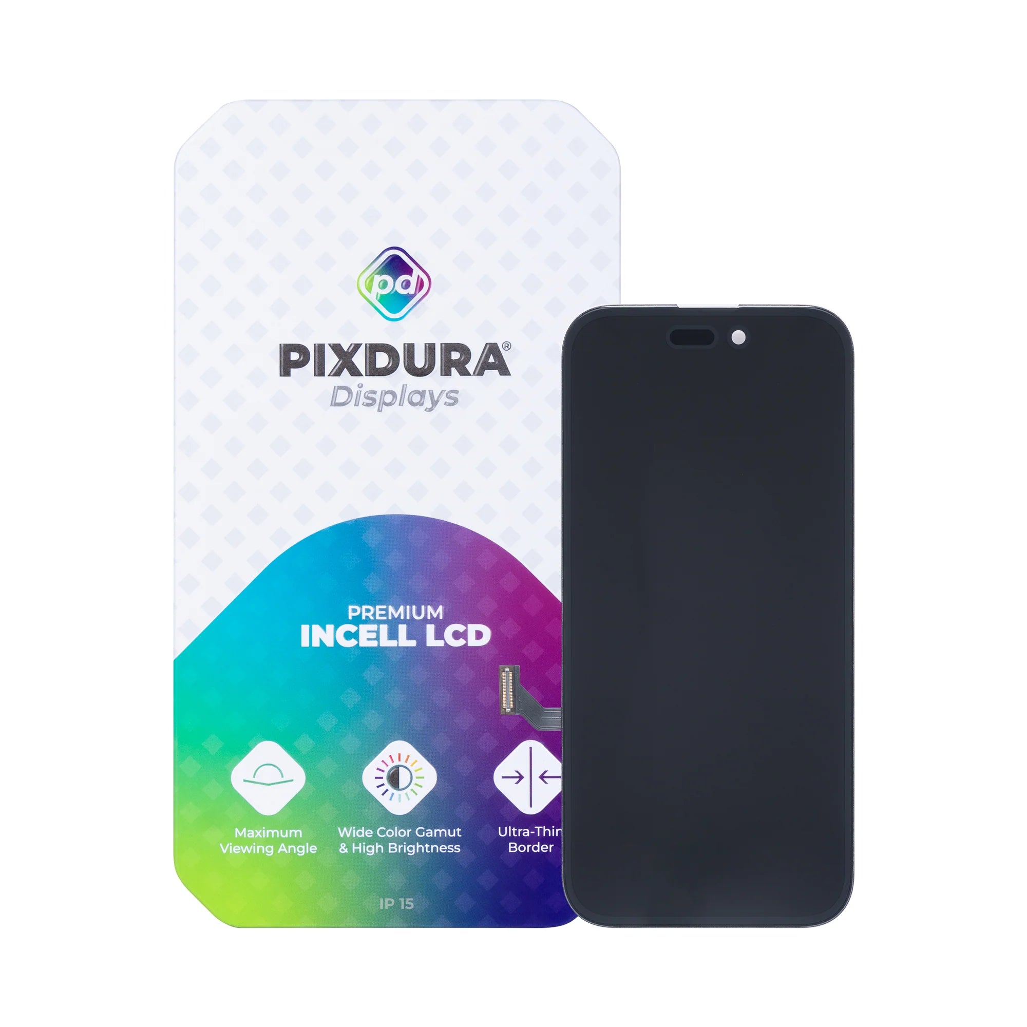 PIXDURA für iPhone 15 Display und Digitizer In-Cell Premium