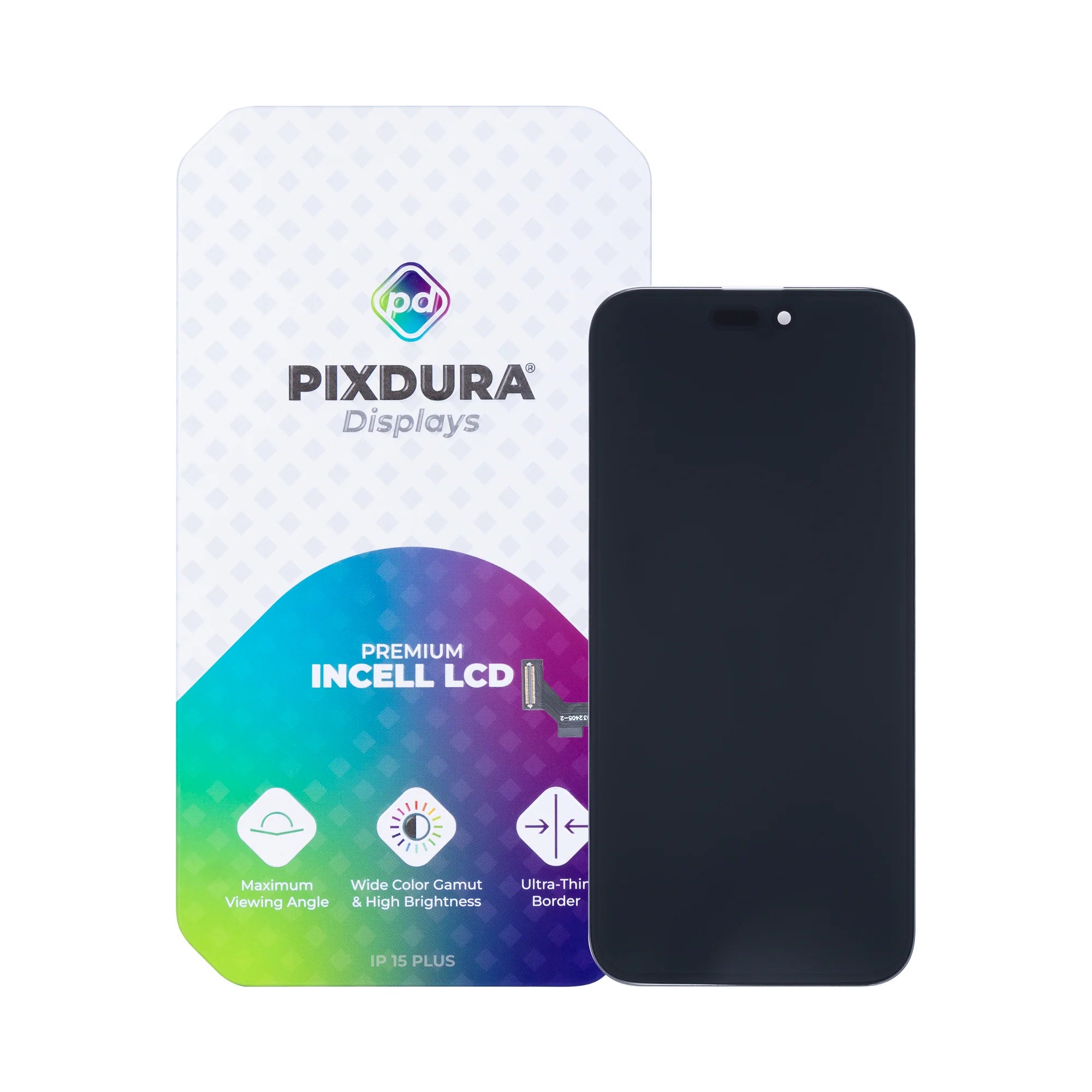PIXDURA Für iPhone 15 Plus Display und Digitizer In-Cell Premium