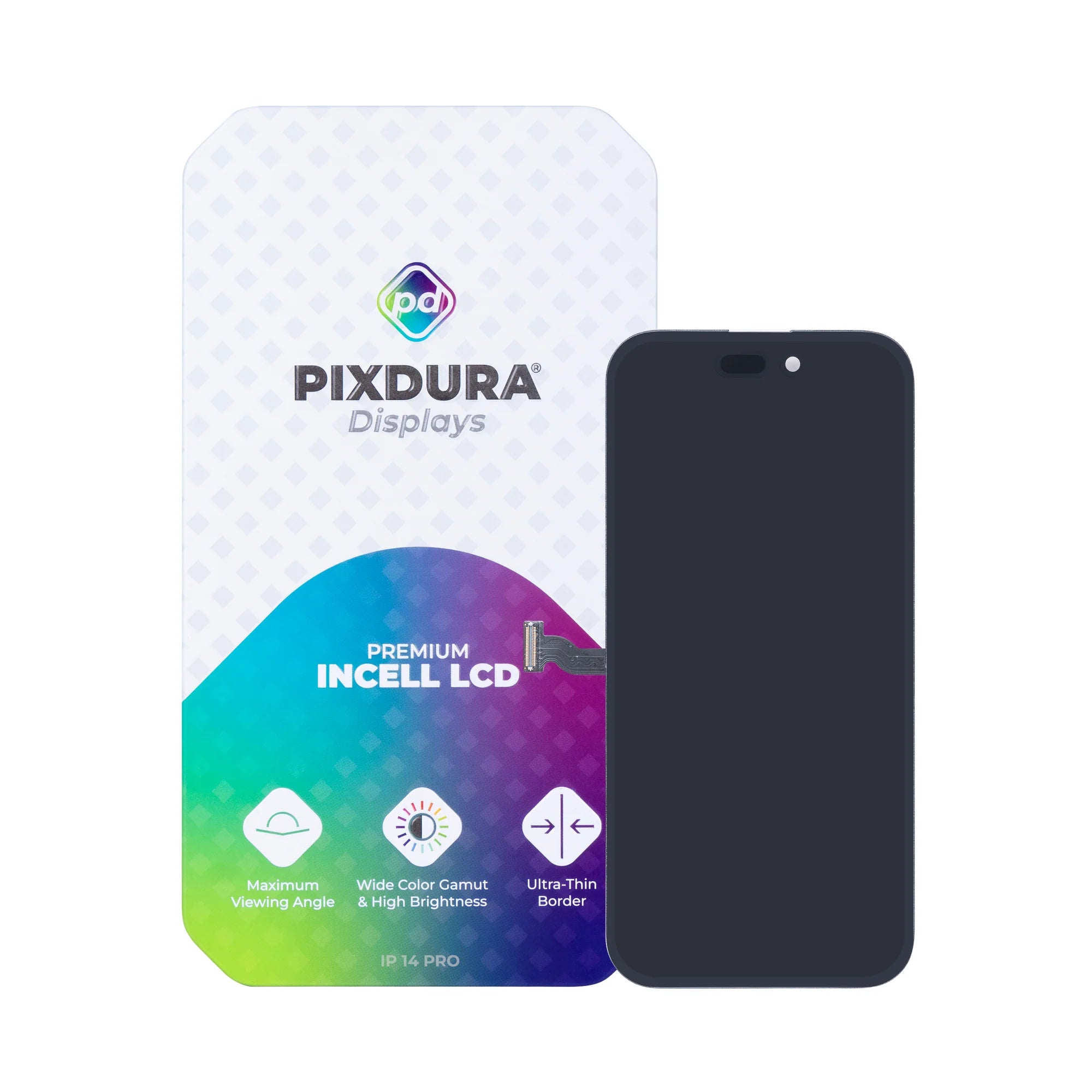 PIXDURA Für iPhone 14 Pro Display und Digitizer In-Cell Premium (IC abnehmbar)