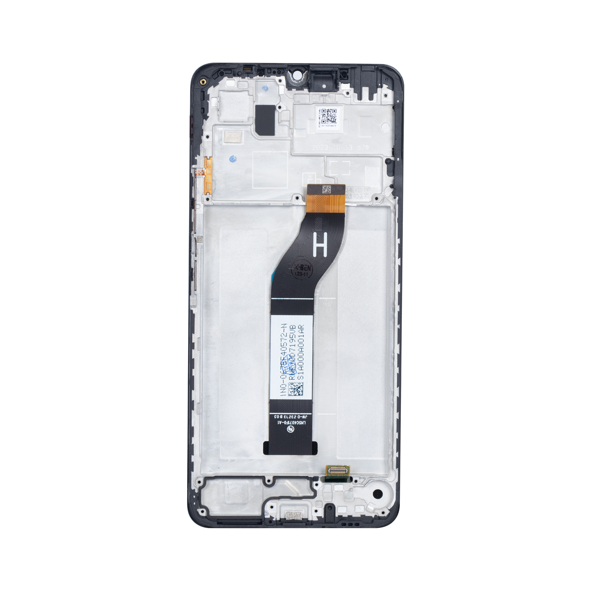 Xiaomi Redmi 13C Display und Digitizer mit Rahmen, Schwarz, OEM