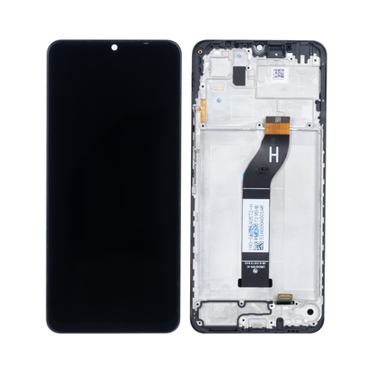 Xiaomi Redmi 13C Display und Digitizer mit Rahmen, Schwarz, OEM