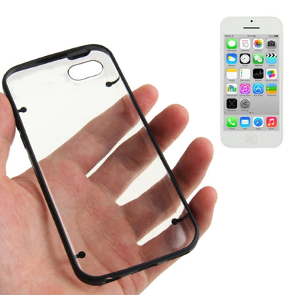 Transparent Bumper Hülle Hard Case Schwarz iPhone 5C