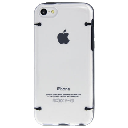Transparent Bumper Hülle Hard Case Schwarz iPhone 5C