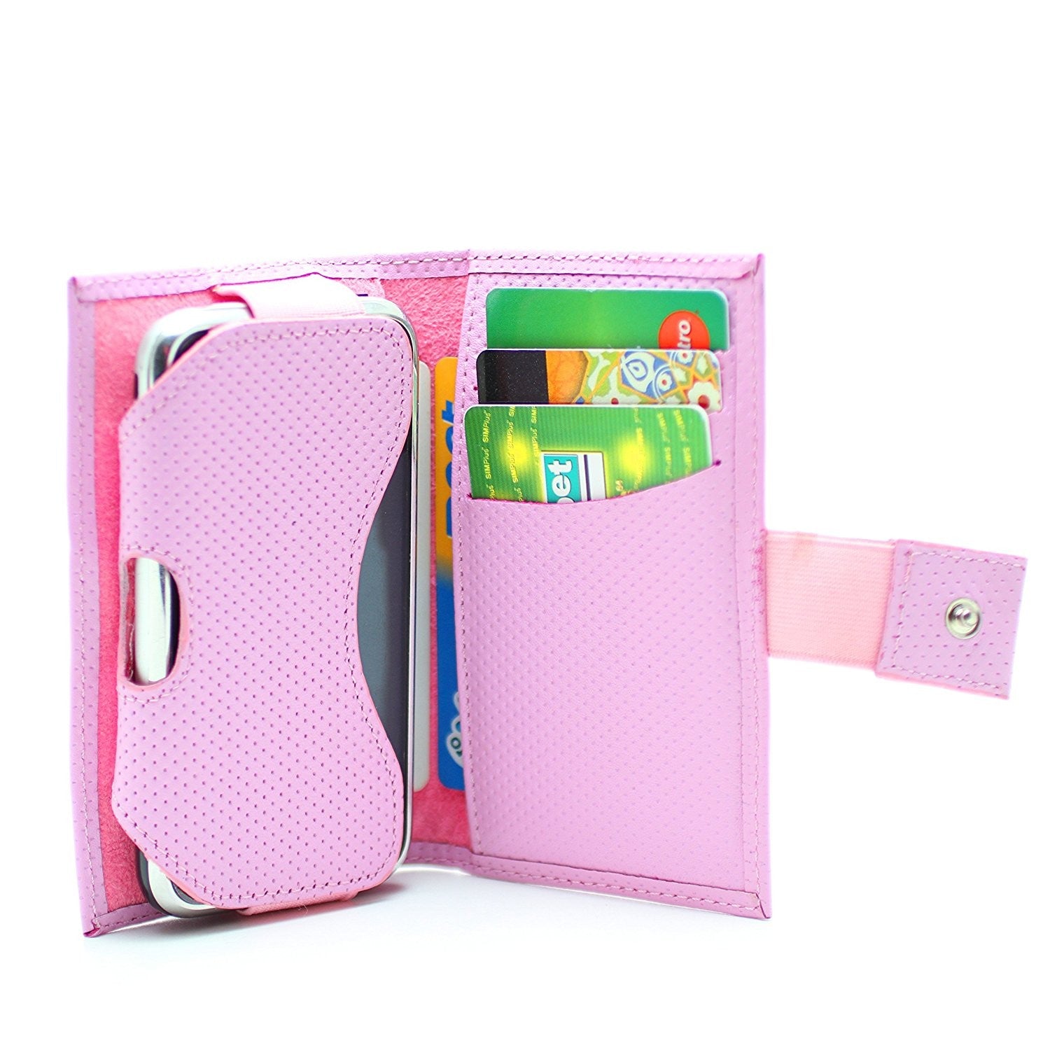 Bouletta Hybrid Leder Handytasche 2 in 1 Portemonnaie
