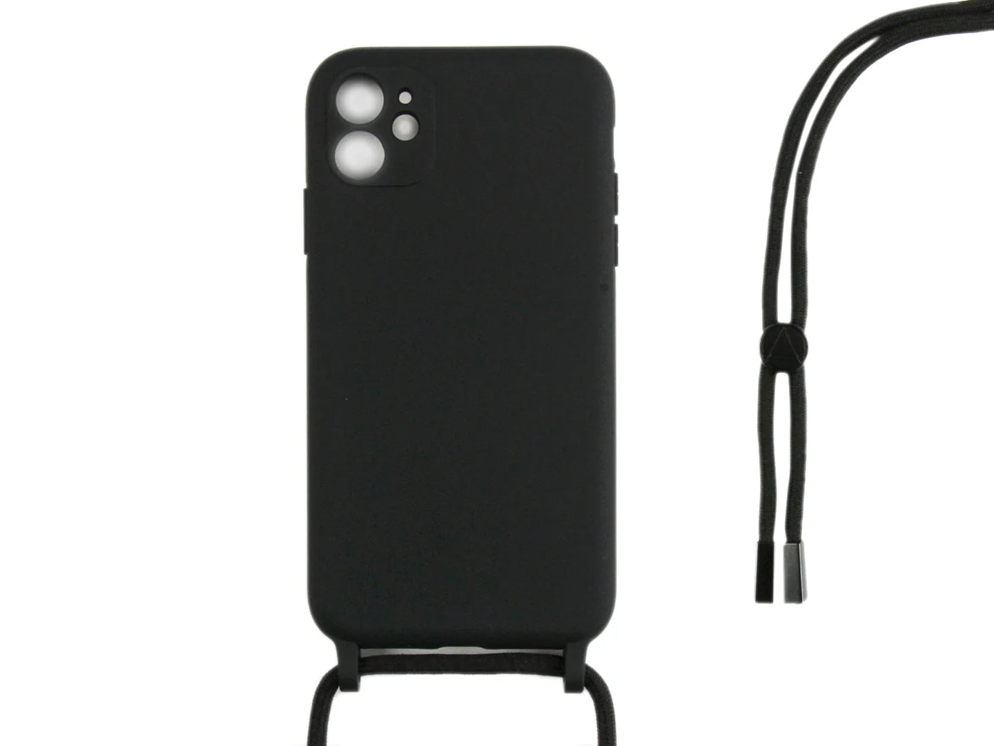 Rixus TPU Halsketten Handyhülle für iPhone 11 – Schwarz - Phonebazaar