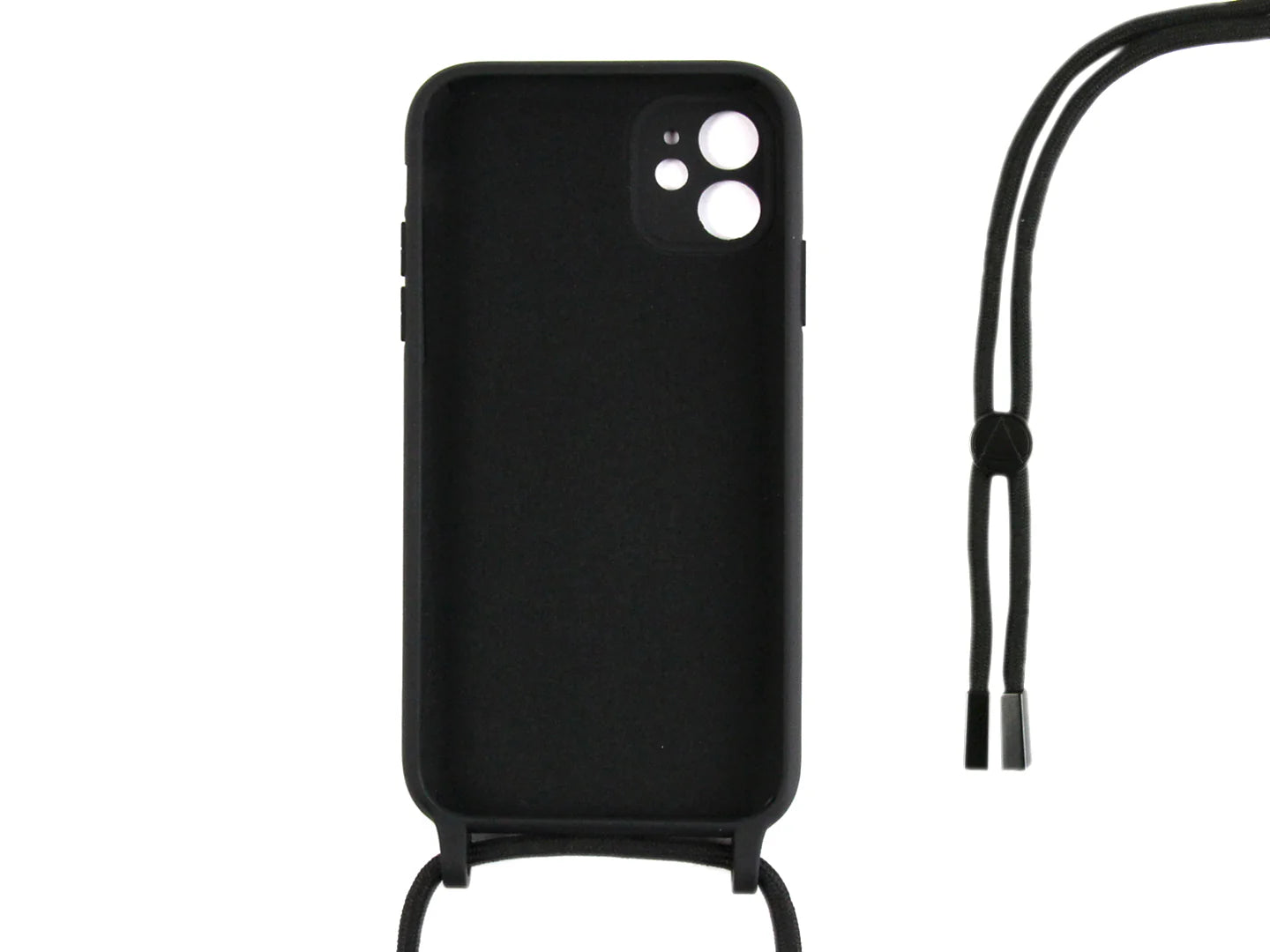 Rixus TPU Halsketten Handyhülle für iPhone 11 – Schwarz - Phonebazaar