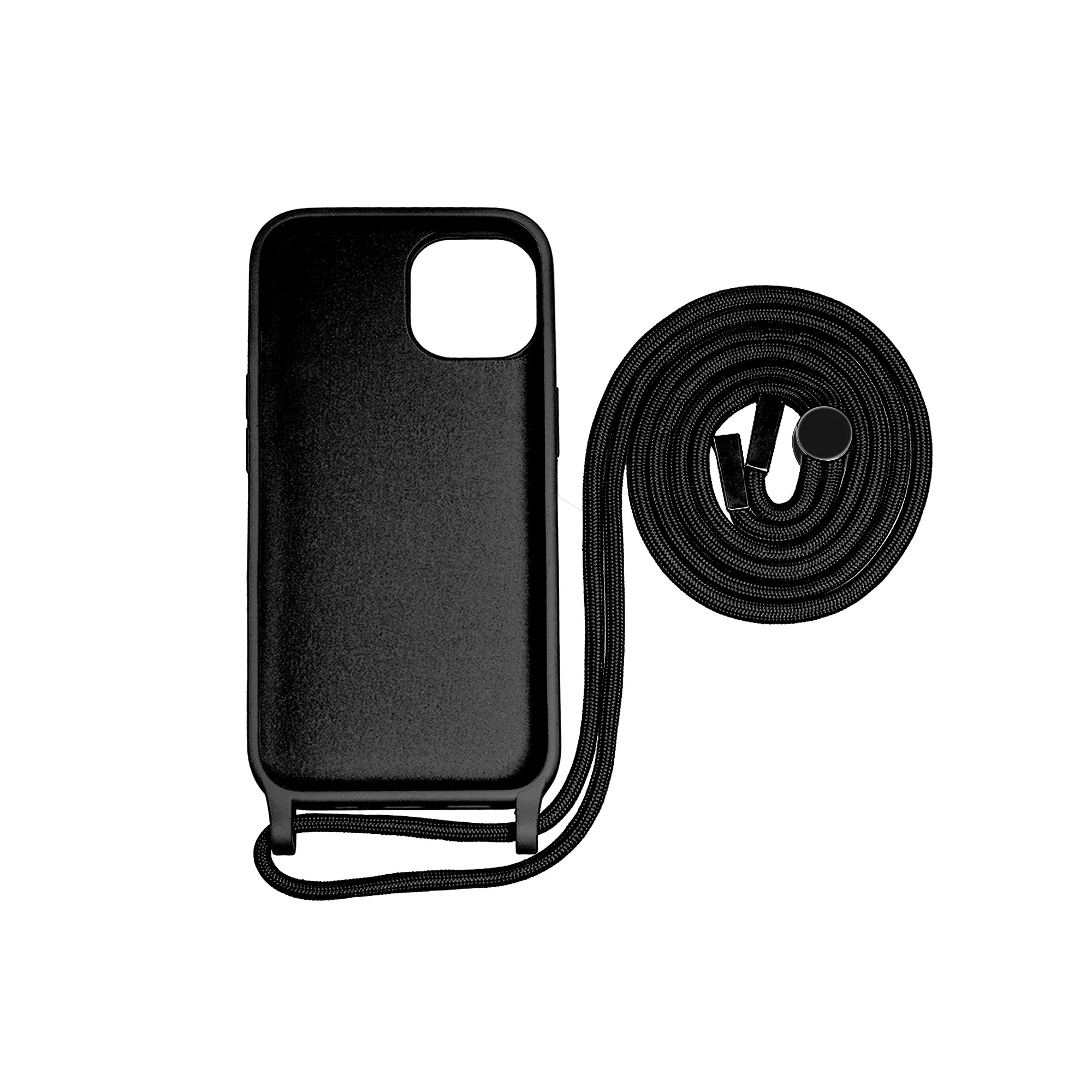Rixus TPU Halsketten Handyhülle für iPhone 11 – Schwarz - Phonebazaar