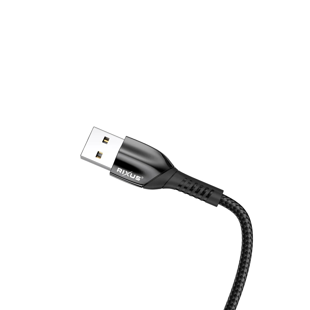 Rixus USB-A auf Apple  zu Lightning Kabel (100cm, Schwarz) – Auto Disconnect, 12W (Kopie) - Phonebazaar