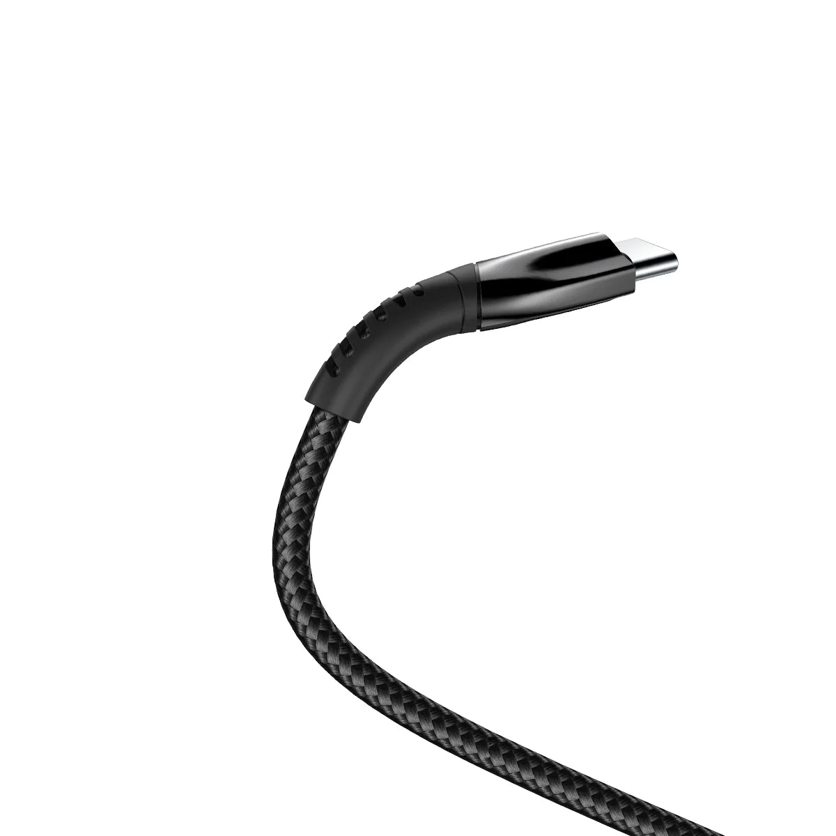 Rixus  Legierung USB-C Datenkabel (100cm, 60W, Schwarz) - Phonebazaar