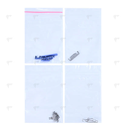 Für iPhone 16 Pro, 16 Pro Max Seitentasten-Set (4 Stück)Weiss, Schwarz, Rosa, Grün