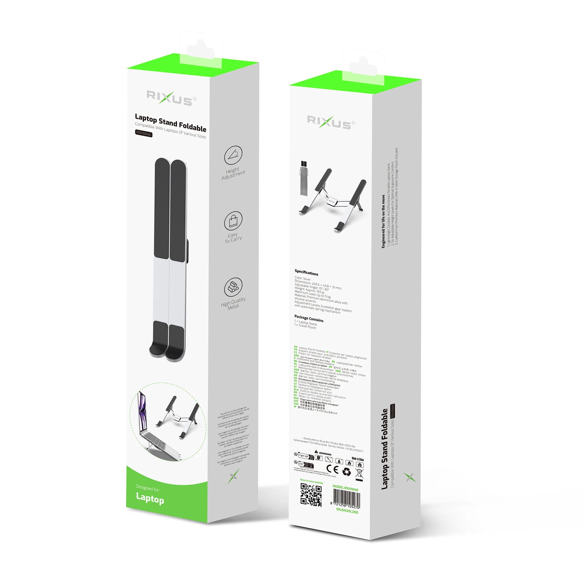 Rixus Laptop Stand Foldable