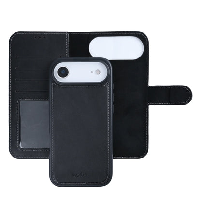 Rixus Duo Magnetic Detachable Wallet Case für iPhone 17 Serie – Schwarz
