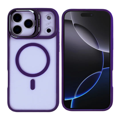 Rixus iPhone 17 Pro Case – MagSafe mit Kamera Glas Schutz Deep Purple