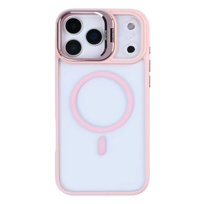 Rixus iPhone 17 Pro Case – MagSafe mit Kamera Glas Schutz Light Pink