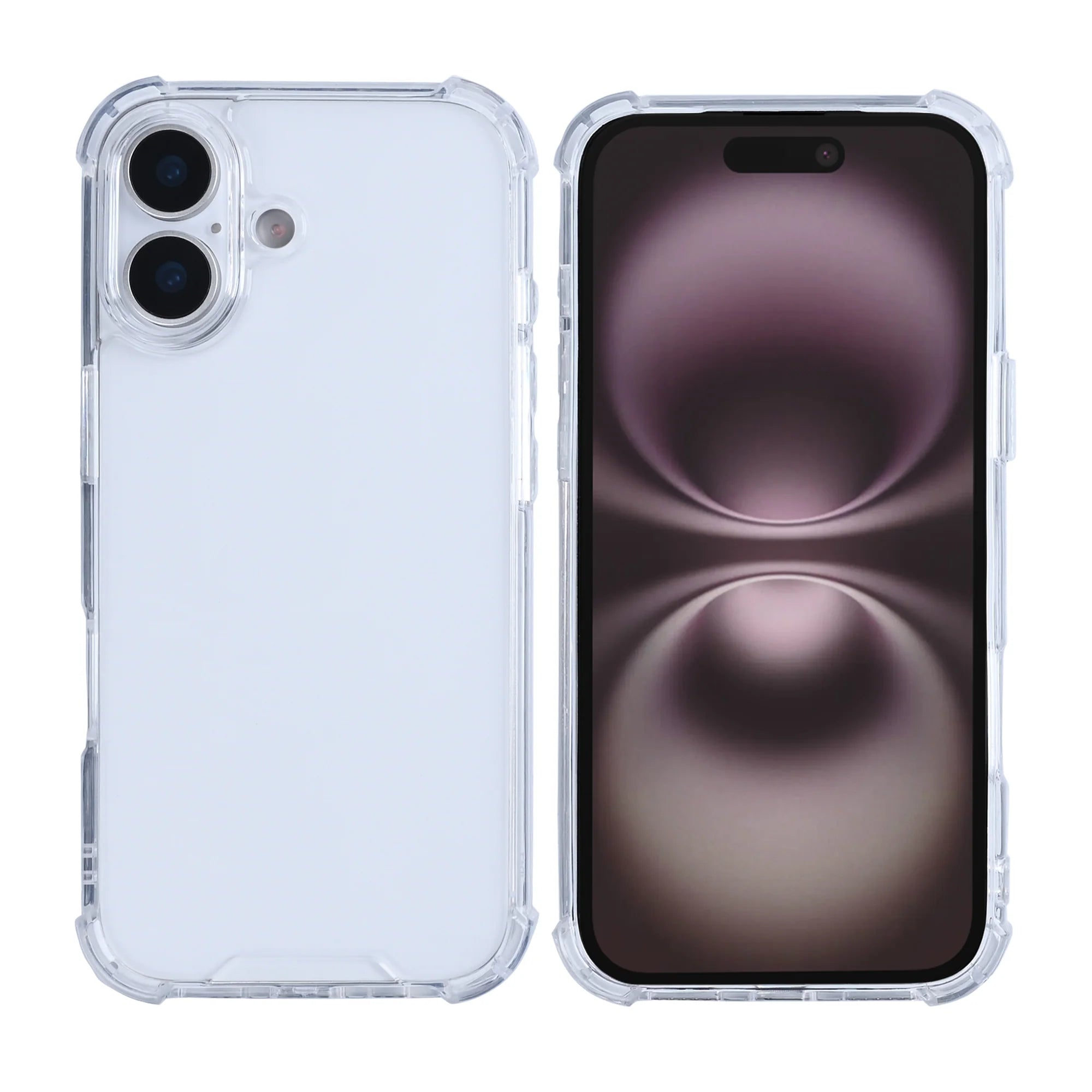 Rixus Anti-Burst Transparente Schutzhülle für iPhone 17