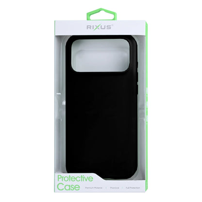 Rixus Soft TPU MagSafe Case für iPhone 17 Pro – Schwarz