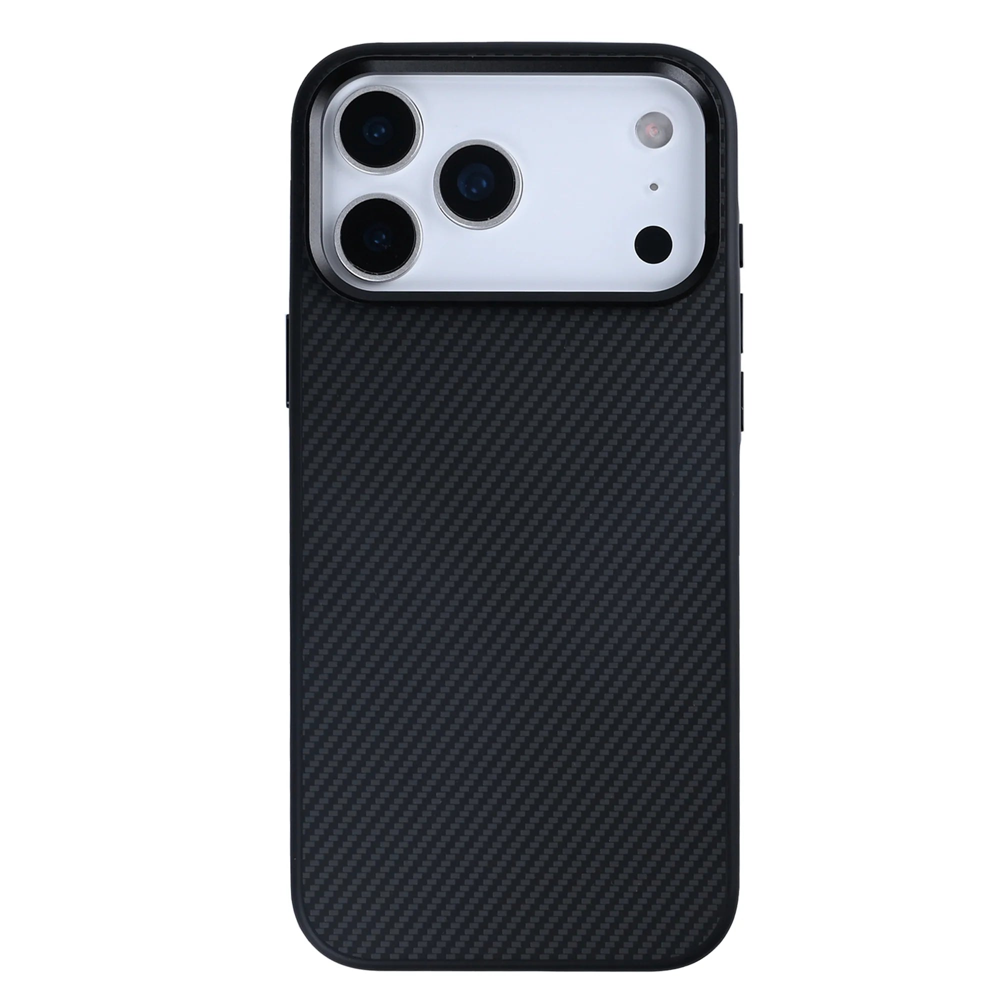 Rixus Mag Carbon MagSafe Hülle – iPhone 17 Pro Max, Titanium Schwarz - Phonebazaar