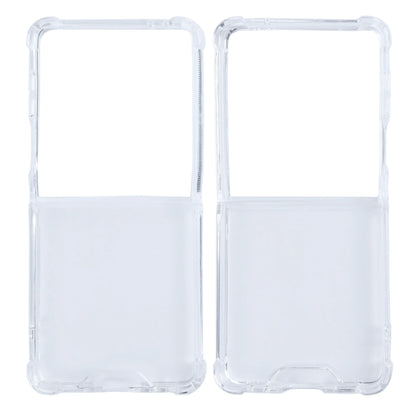 Rixus Anti-Burst Hülle Transparent – Samsung Galaxy Z Flip 7
