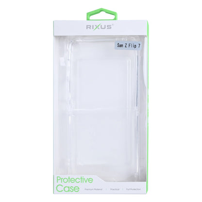 Rixus Anti-Burst Hülle Transparent – Samsung Galaxy Z Flip 7