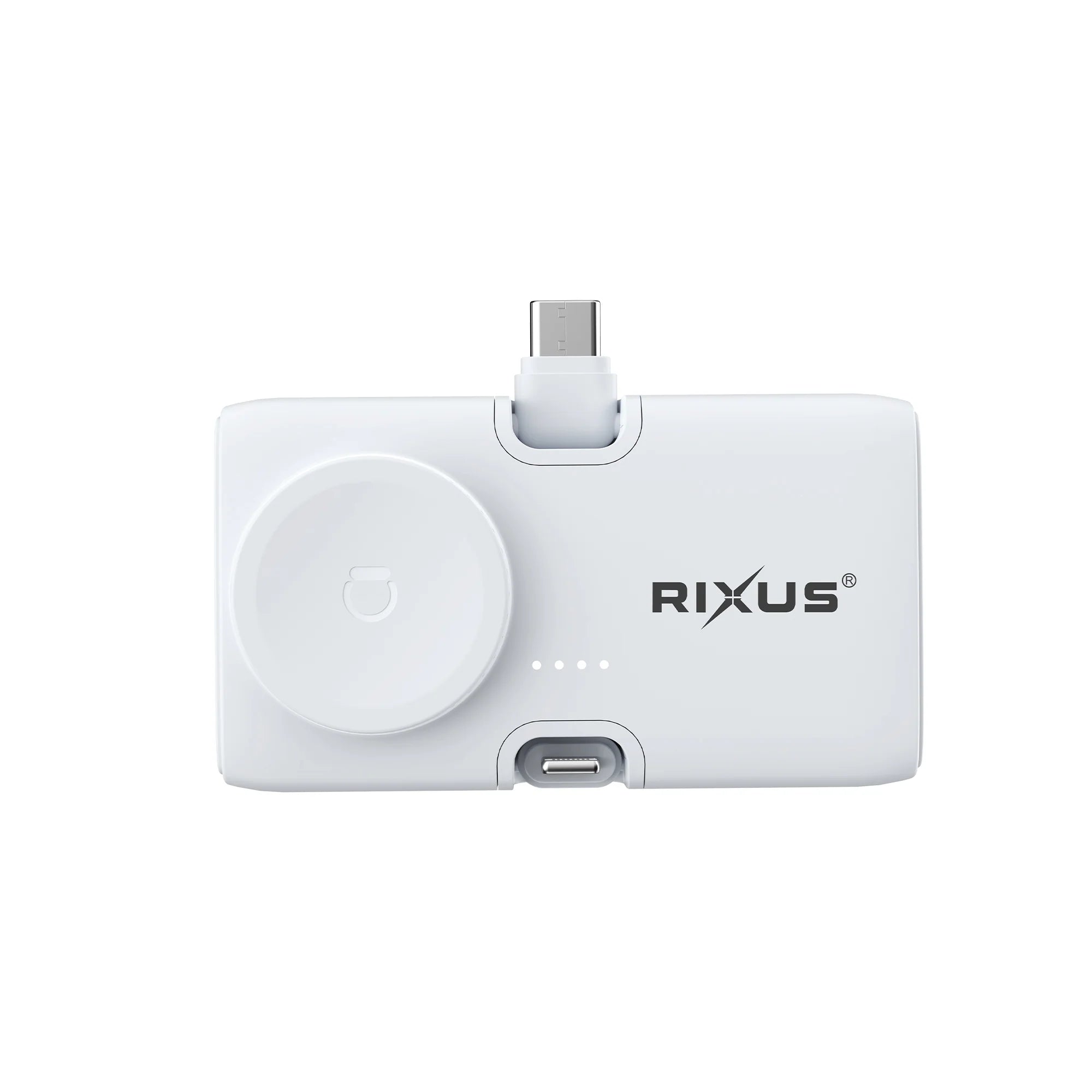 Rixus | Mini Click-On 3-in-1 Powerbank 4500mAh
