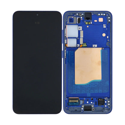 Samsung Galaxy S25 Display und Digitizer mit Rahmen Navy Service Pack - Phonebazaar