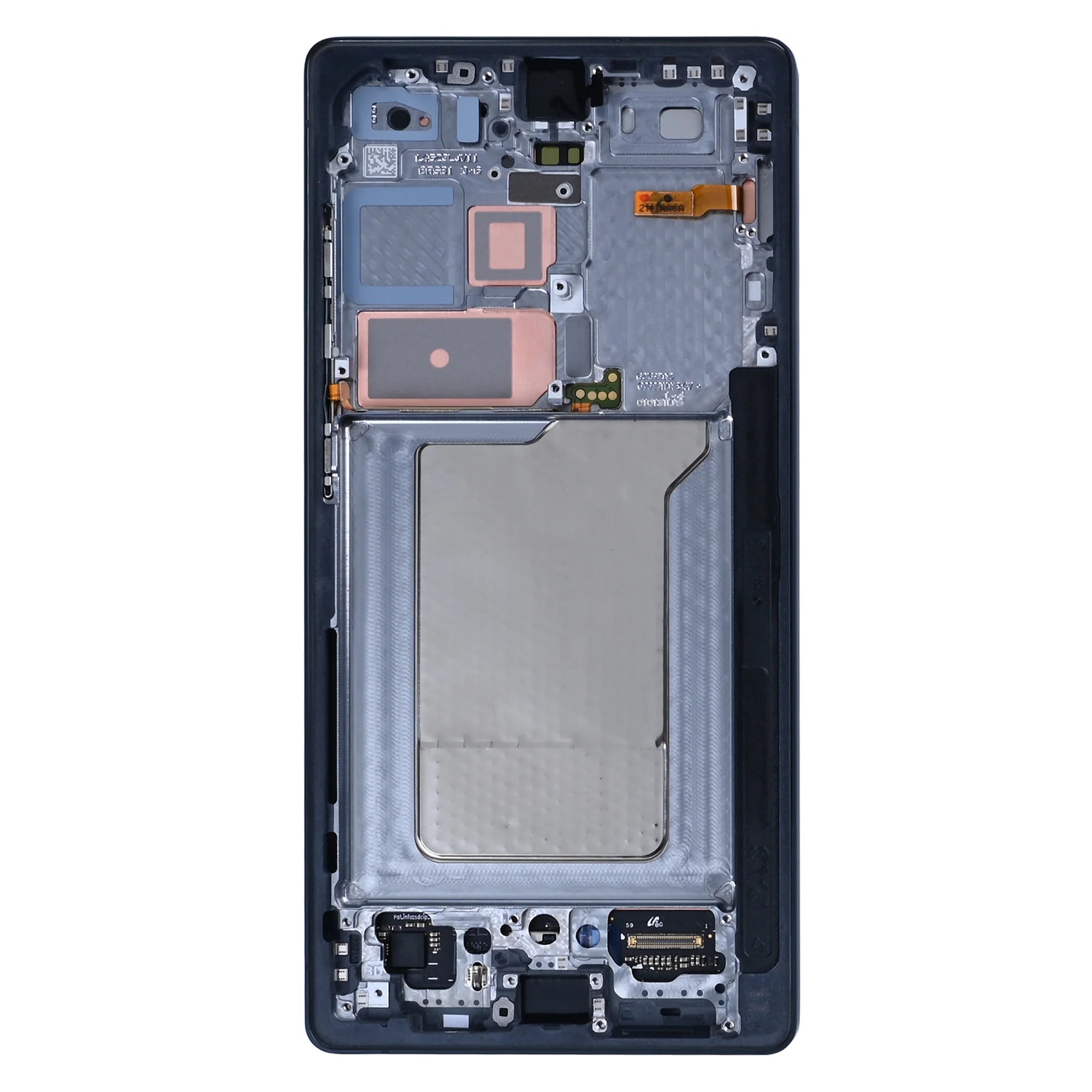 Samsung Galaxy S25 Ultra Display und Digitizer mit Rahmen Titan Jet Black vormontiert - Phonebazaar