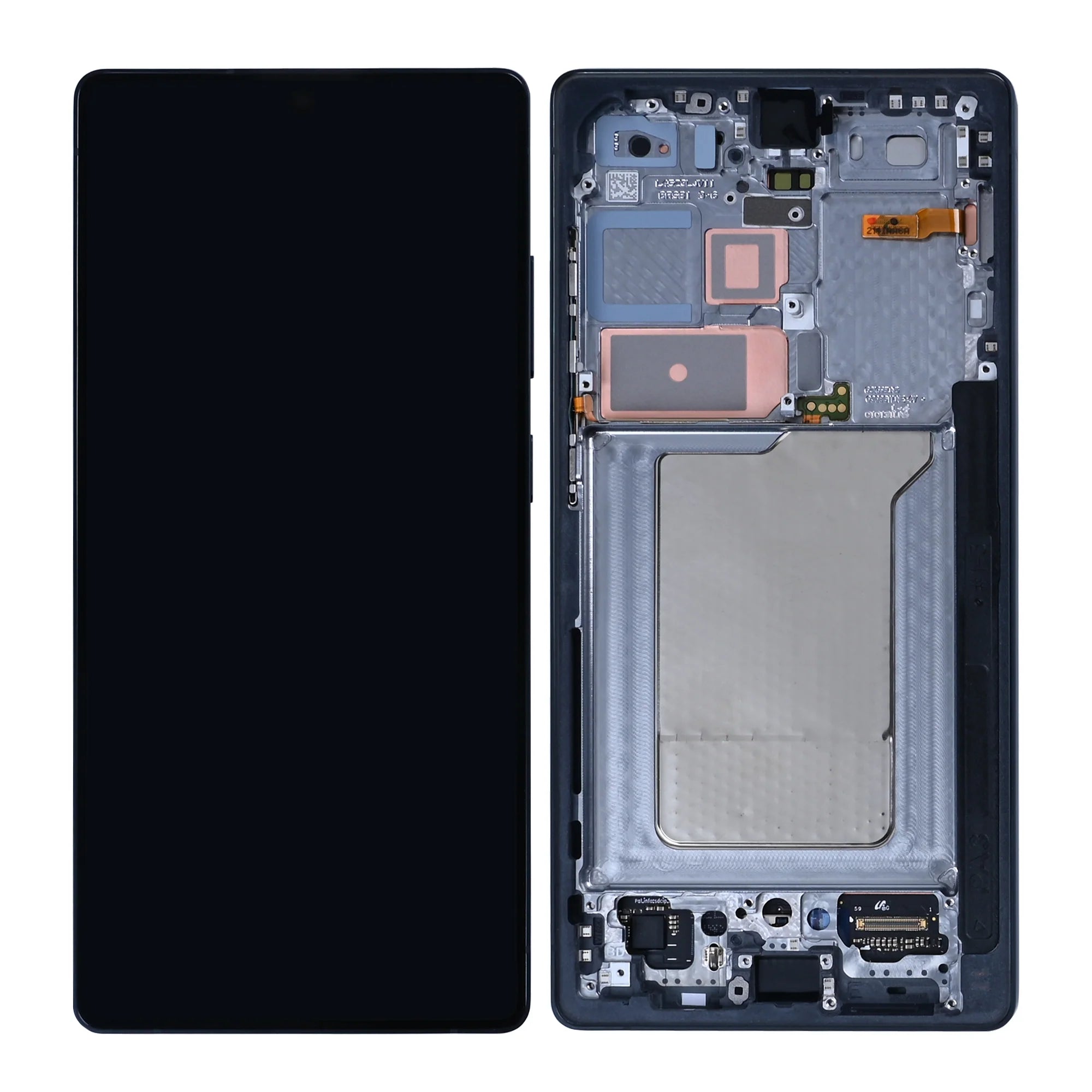 Samsung Galaxy S25 Ultra Display und Digitizer mit Rahmen Titan Jet Black vormontiert - Phonebazaar