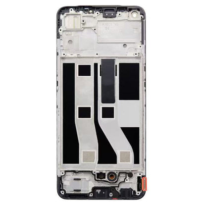 Oppo Reno6 Lite Display und Digitizer mit Rahmen, Schwarz, OEM