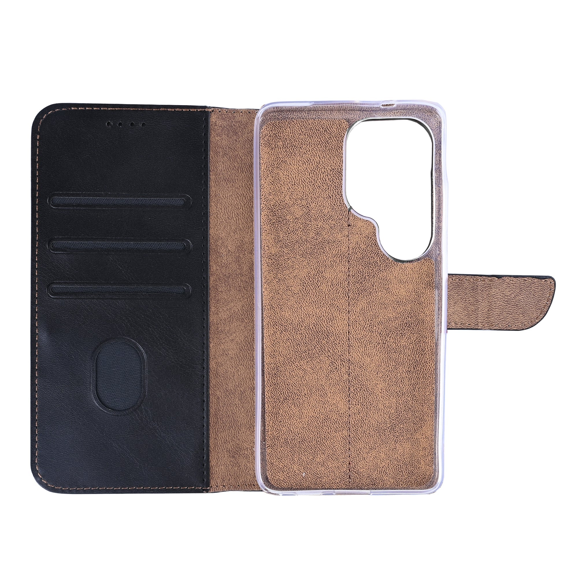 Rixus Book Case Wallet Case für Samsung Galaxy S26 Ultra Schwarz